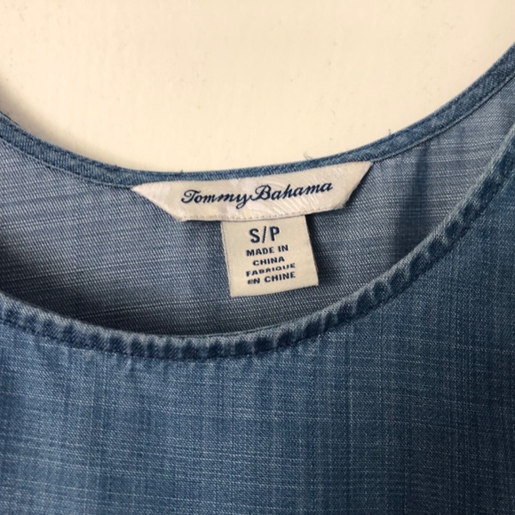 TOMMY BAHAMA BEAUTIFUL BLUE DRESS SIE SMALL - Picture 3 of 6